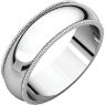 Picture of 14K Gold 6 mm Milgrain Wedding Band