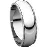 Picture of 14K Gold 6 mm Milgrain Wedding Band