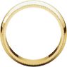 Picture of 14K Gold 6 mm Milgrain Wedding Band