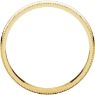Picture of 14K Gold 3 mm Milgrain Lightweight Band