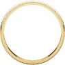 Picture of 14K Gold 3 mm Milgrain Lightweight Band