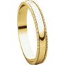Picture of 14K Gold 3 mm Milgrain Lightweight Band