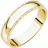 Picture of 14K Gold 4 mm Milgrain Lightweight Band