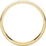 Picture of 14K Gold 4 mm Milgrain Lightweight Band