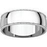 Picture of 14K Gold 6 mm Milgrain Lightweight Band