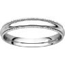 Picture of 14K Gold 3 mm Milgrain Comfort Fit Band