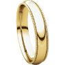 Picture of 14K Gold 4 mm Milgrain Comfort Fit Band