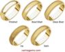 Picture of 14K Gold 4 mm Milgrain Comfort Fit Band