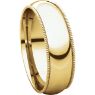 Picture of 14K Gold 6 mm Milgrain Comfort Fit Band