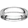 Picture of 14K Gold 4 mm Milgrain Light Comfort Fit Band