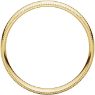 Picture of 14K Gold 5 mm Milgrain Light Comfort Fit Band