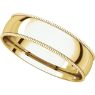 Picture of 14K Gold 5 mm Milgrain Light Comfort Fit Band