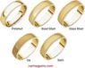 Picture of 14K Gold 5 mm Milgrain Light Comfort Fit Band