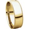 Picture of 14K Gold 6 mm Milgrain Light Comfort Fit Band