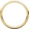 Picture of 14K Gold 4 mm Comfort Fit Double Milgrain Band