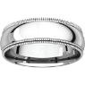 Picture of 14K Gold 6 mm Comfort Fit Double Milgrain Band