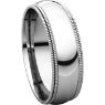 Picture of 14K Gold 6 mm Comfort Fit Double Milgrain Band