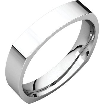 Picture of 14K Gold 4 mm Square Comfort Fit Band