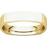 Picture of 14K Gold 4 mm Square Comfort Fit Band