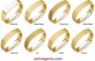 Picture of 14K Gold 6 mm Square Comfort Fit Band