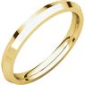 Picture of 14K Gold 2.5 mm Knife Edge Comfort Fit Band