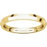 Picture of 14K Gold 2.5 mm Knife Edge Comfort Fit Band