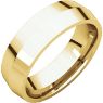 Picture of 14K Gold 6 mm Knife Edge Comfort Fit Band