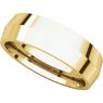 Picture of 14K Gold 6 mm Knife Edge Comfort Fit Band