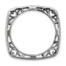 Picture of Silver Rhodium Plated 2.25 mm Square Ring