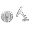 Picture of 16.5 mm 3-Letter Block Monogram Cuff Links