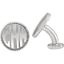 Picture of 16.5 mm 3-Letter Block Monogram Rope Border Cuff Links