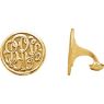 Picture of 18 mm 3-Letter Script Monogram Cuff Links