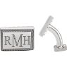 Picture of 13x18 mm 3-Letter Serif Monogram Cuff Links