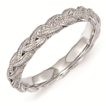 Picture of Sterling Silver Stackable 3.5 mm Twist Ring