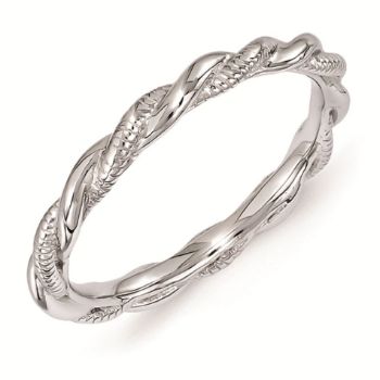 Picture of Sterling Silver Stackable 2.5 mm Twist Ring