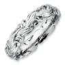 Picture of Sterling Silver Stackable Patterned Ring