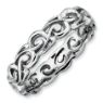 Picture of Sterling Silver Stackable Patterned Ring