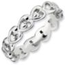 Picture of Sterling Silver Stackable Heart Ring