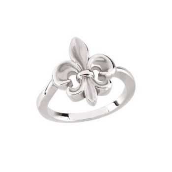 Picture of Sterling Silver Fleur-de-lis Ring 