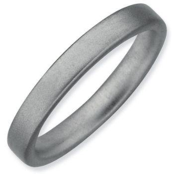 Picture of Sterling Silver Ruthenium Plated Stackable Ring