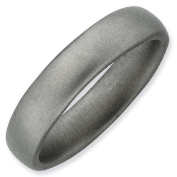 Picture of Sterling Silver Ruthenium Plated Stackable Ring