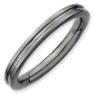 Picture of Sterling Silver Ruthenium Plated Stackable Ring