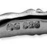 Picture of Sterling Silver Ruthenium Plated Stackable Ring