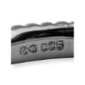 Picture of Sterling Silver Ruthenium Plated Stackable Ring