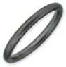 Picture of Sterling Silver Ruthenium Plated Stackable Ring