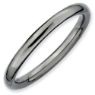 Picture of Sterling Silver Ruthenium Plated Stackable Ring