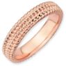 Picture of Sterling Silver Stackable Rose Gold-Plated Ring