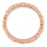 Picture of Sterling Silver Stackable Rose Gold-Plated Heart Ring