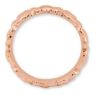 Picture of Sterling Silver Stackable Rose Gold-Plated Heart Ring