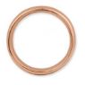 Picture of Sterling Silver Stackable Rose Gold-Plated Band